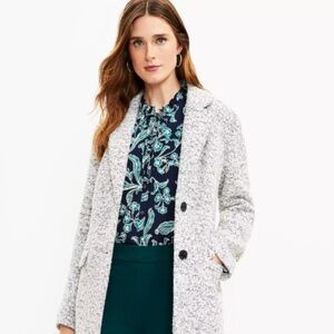 LOFT Boucle Two Button Coat XS - NWT
